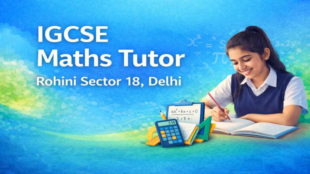 IGCSE Math Tutor in Rohini Sector 18